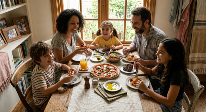 Família feliz
